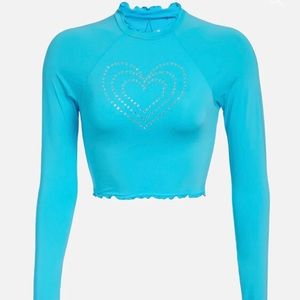 LoveShackFancy cropped rashgaurd (XL)